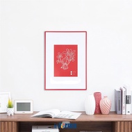 MERAH Informa 50X70 cm Aluminum Wall Photo Frame - Red Photo Frame Picture Frame Picture Frame Pictu