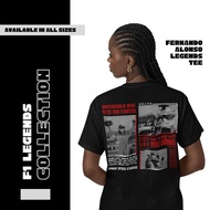 Fernando Alonso Tee - F1 Legends T-shirt