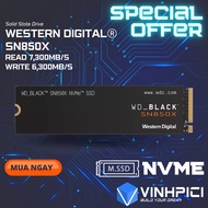 Western Digital SN850X Black 1TB Gen4 x4 M.2 2280 SSD Hard Drive (Read 7300MB/s, Write 6300MB/s) [NE