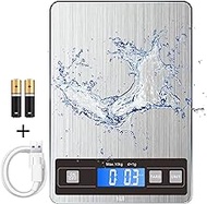 hito Food Scale Digital Weight Grams and oz, Type-C Charging and Batteries Included, for Weight Loss, Cooking and Baking