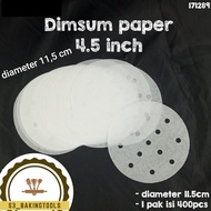 Dim sum paper 4.5 inch contents 400 pcs