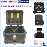 Thùng nhôm 22l 35l 45l thùng nhôm xe thùng nhôm thùng nhôm gắn xe máy mbiker