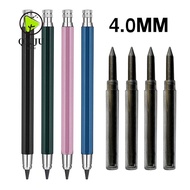 QIUJUU Automatic Pencil, 4.0mm 2B/4B/6B/8B/10B Pencil Refill Mechanical Pencil, High Quality Drawing