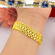 European and American fashion 916 gold atmosphere men's watch chain wholesale men's fashion pure 916