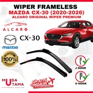 Frameless Wiper MAZDA CX-30 2020 to/d 2026 AlcaroOriginal - MAZDA CX-30 Glass Broom - MAZDA CX-30 Fr