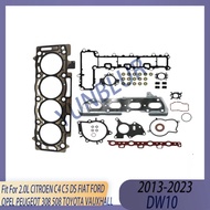 Engine Parts Full Gasket Set Fit 2.0 L Diesel 13-23 DW10 For CITROEN C4 C5 DS FIAT FORD OPEL PEUGEOT