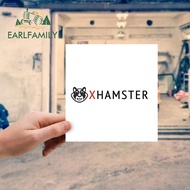 EARLFAMILY 13cm x 3cm for XHAMSTER Funny Website Car Sticker and Decals Waterproof