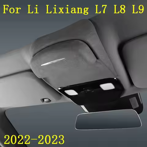Car Glasses Case For Li Lixiang L7 L8 L9 2022 2023 Car Sunroof Fur Sunglasses Storage Box Car Access