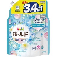 Ariel - (新舊包裝隨機發送)BOLD 室內曬衣消臭含柔順劑洗衣液(皂香)補充裝1360g【平行進口】