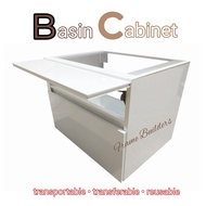 Basin Cabinet / Wall Mounted Basin Cabinet /Aluminum Basin Cabinet /Bathroom Counter /Washroom Cabinet /Bathroom Cabinet