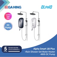 ALPHA R18i-PLUS Instant Water Heater with Rain Shower/DC Pump/Water Heater with Pump/Rain Shower/Alp