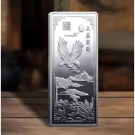 9999 Sterling Silver 1kg Bar Brick Nugget Ingot Raw Material Processing Snowflake Investment Collect