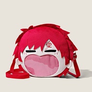 Naruto Backpack Gaara Itabag Goods Shoulders Slung Diagonally Anime Cartoon Holiday And Birthday Gif