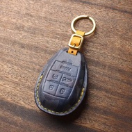 茶皮 Alfa Romeo Giulia QV 愛快羅密歐 汽車鑰匙皮套 【客製化】