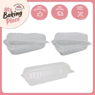 Swiss Roll Cake Box Kotak Kek Transparent Bekas Kek Transparent Plastic Tray Bekas Plastik Bekas Pla