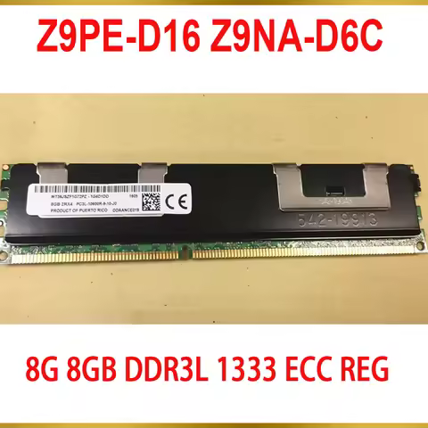 1PCS For ASUS Z9PE-D16 Z9NA-D6C RAM 8G 8GB DDR3L 1333 ECC REG Server Memory