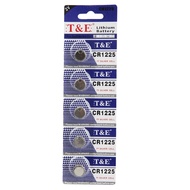 [SG] T&E CR1225 Lithium Cell Button Battery (5 Pieces)
