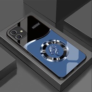 Ốp Lưng cho SAMSUNG GALAXY A04 A04E A05 Mặt kính cường lực cao cấp Họa tiết RỒNG VÀNG