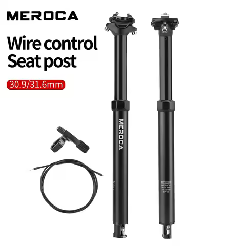 KORE MEROCA Bicycle Dropper Seatpost 30.9/31.6x425mm Internal Routing Cable Remote Wire Control Lift