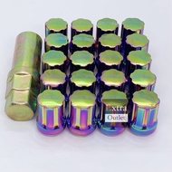 RAYS Besi Spline Volk Steel Wheel Nut (L-29 mm) Rass honda proton city Lock Special Lock Racing wira