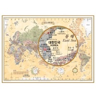 Talking Korean-English world map (Say Map) / Safen compatible world travel