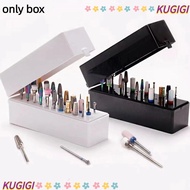 KUGIGI Nail Drill Bits Holder, Portable Design Dustproof Dustproof Bit , Durable Nail Art Supplies 3
