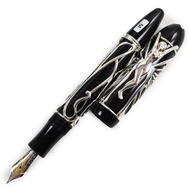 Excellent condition: MONTBLANC Patron Series 2002 Andrew Carnegie AG925 18K Gold Medium Nib 3886/481