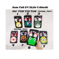 SoftCase Silicon Image 3Motif Samsung Galaxy Tab 3V/3Lite SM-T111 T110 T116