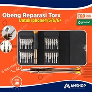 Screwdriver Set Mobile Phone Repair Screwdriver Torx Set 25 in 1 For iPhone 4/5/6/6 Plus OMIPFABK