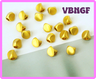 VBNGF 100% ทองแท้24K อุปกรณ์เครื่องประดับทองของแท้ลูกปัด999ทองแท้โกลด์บอลแท้5Mm BGFED