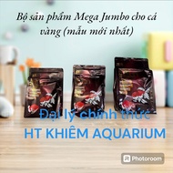 THỨC ĂN PMEGA JUMBO 50% ĐAM Cá cảnh cá vàng cám nổi và cám chìm độ đạm CÁ DỄ TIÊU HOÁ LỚN NHANH ĐUÔI