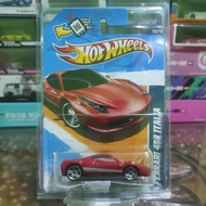 '2011'Hot Wheels "Ferrari 458 Italia" International Red card