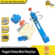 SIKU MESIN Circular Saw Base Guide - Circle Wood Cutting Machine Guide Ruler - Angle Saw Guide Rulle