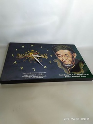 Jam dinding NU custom foto mbah hasyim ukuran besar