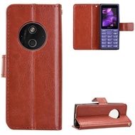 For HMD 210 4G case cover Full Cover Flip Leather Case Mobile Phone Case HMD210 4G 2026 leather case