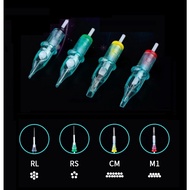 5pcs Tattoo Cartridge Needle Disposable 3RL/5RS/7M1/9CM/14RM For Permanent Lips Eyebrow Makeup Tatto