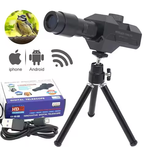 1920X1080 70x Zoom WiFi Digital Monocular Camera Monitor with Tripod and Cellphone APP for Android i