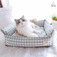 Pet Sofa Pets Dog Bed Dog Cat Pet Bed  Washable Check Bed