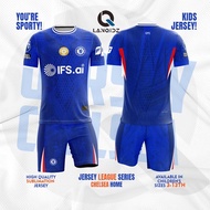 KIDS FOOTBALL SHIRT SET Chelsea | Kids Football JERSEY | JERSEY Chelsea | LANQIDZ