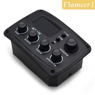 [flameer1] Guitar EQ Equalizer Pickup, Musical Instrument, Equalizer Tuner Piezo Pickup