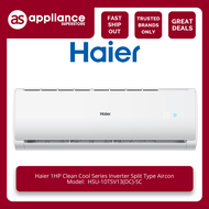 Haier 1HP Clean Cool Series Inverter Split Type Aircon HSU-10TSV13(DC)-SC