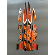 FIZ R FULL CLUTCH 2002 BLACK STICKER STRIPING ORANGE