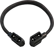 for EcoFlow Extra Battery Power Cord - 40 Inch Gray Braided Connection Cable for Delta Max/Delta 2/D