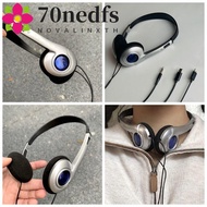 NEDFS Y2K Headphone, Millennium Wind Personality Retro Headset, Classic Vintage Earbud Over Ear Wire