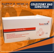 COLOSTOMY BAG SURGITECH 70MM (10 SETS)