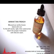 MANHATTAN FRENCH 3MG 6MG 9MG 12MG 18MG 24MG 60ML