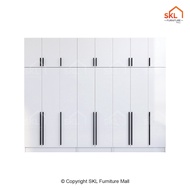 COCI 8X8FT 8 DOOR WITH TOP SHELF WARDROBE / 8 kaki almari baju / almari baju /kabinet baju / almari