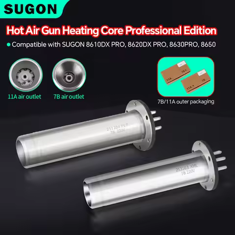 SUGON 8650 Hot Air Gun Heating Element Ceramic Heating Core 110V/220V For SUGON 8650 Heat Gun Rework