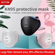 Face Mask K95 Washable Facemask Adult Silicone PM 2.5 Mouth Nose  Disconnect-type Facecover Anti-dus