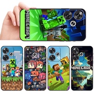 Soft black phone case for Xiaomi Poco F6 M6 Pro 13 13C SX31 Minecraft game caseg